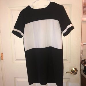 Black and white dress